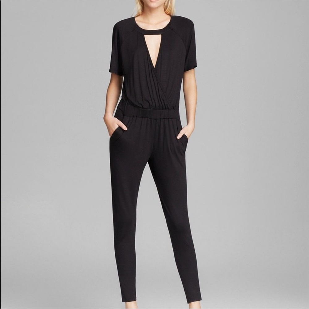 Trina Turk Black Keyhole Manhattan Jumpsuit NWT